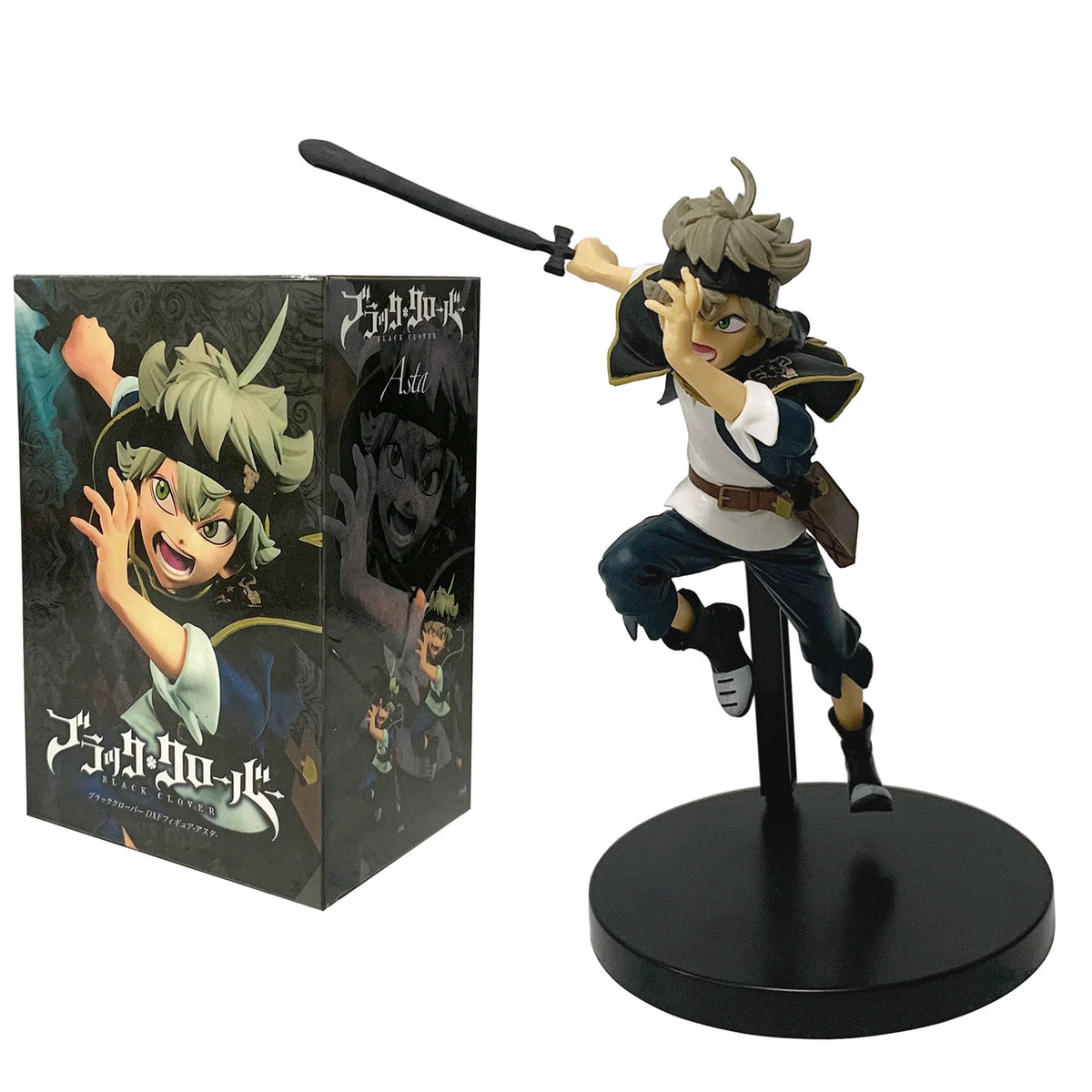 16cm Asta Black Clover Figure Anime Action Figure Scale Figure Collection Model Birthday Gift Doll Toy PVC Standing Posture