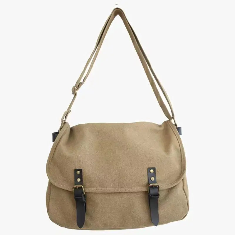 Canvas Large Capacity Mens Casual Handbags Vintage Shoulder Messenger Bag Leisure Student Satchel Package Bolsos Crossbody Bags