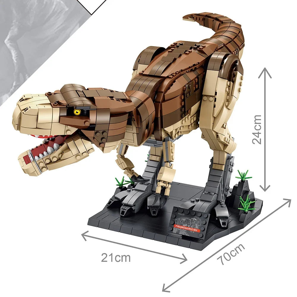 Dinosaur Toys Jurassic Park Indominus Rex Dinosaur World Building Blocks Mosasaurus Tyrannosaurus Bricks DIY Toys Children Gifts