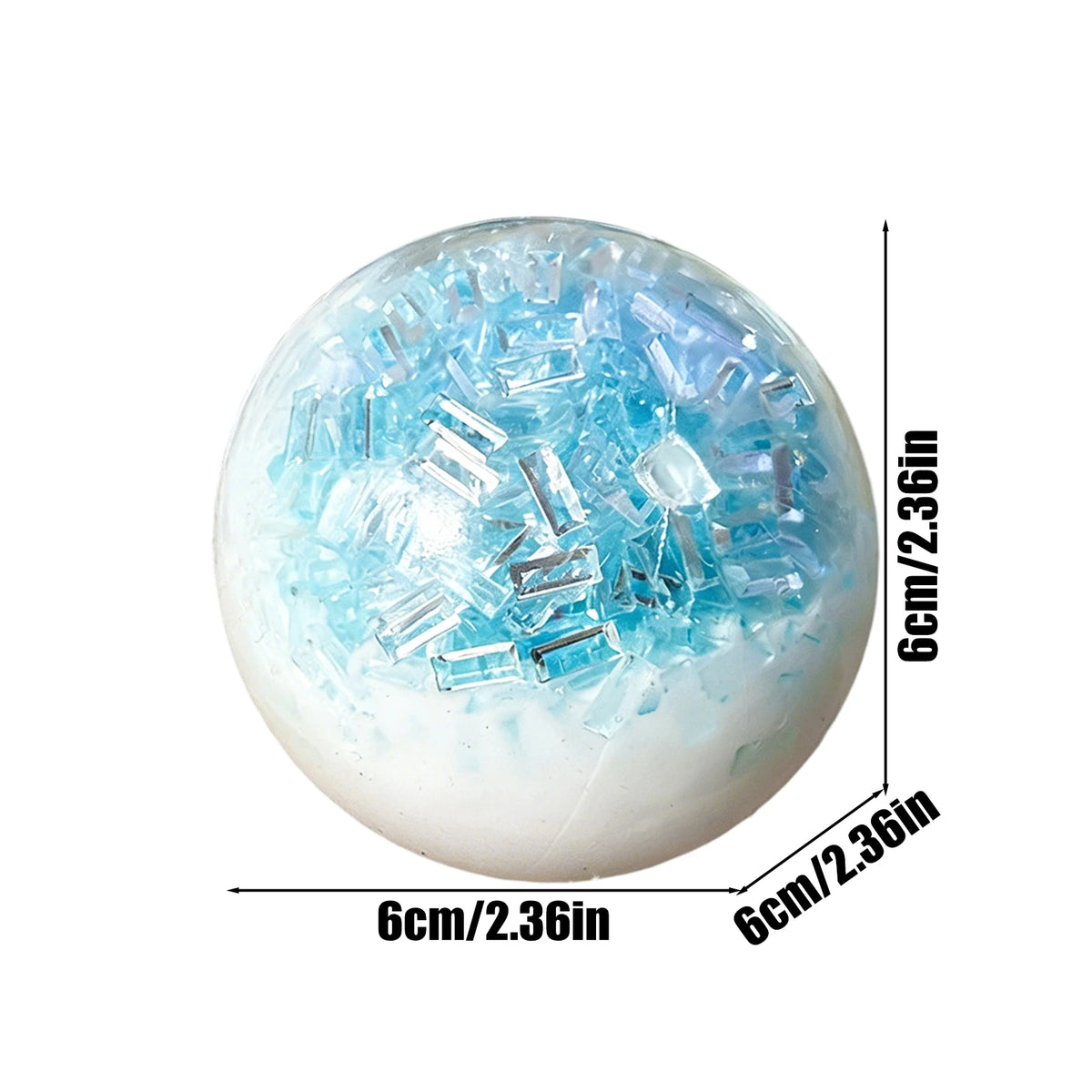 Crunchy Pressure Ball Crunchy Sand Stress Ball Soft Stress Fidget Noisy Squeeze Toy Slow Rising Stress Balls Sensory Fidget Toy