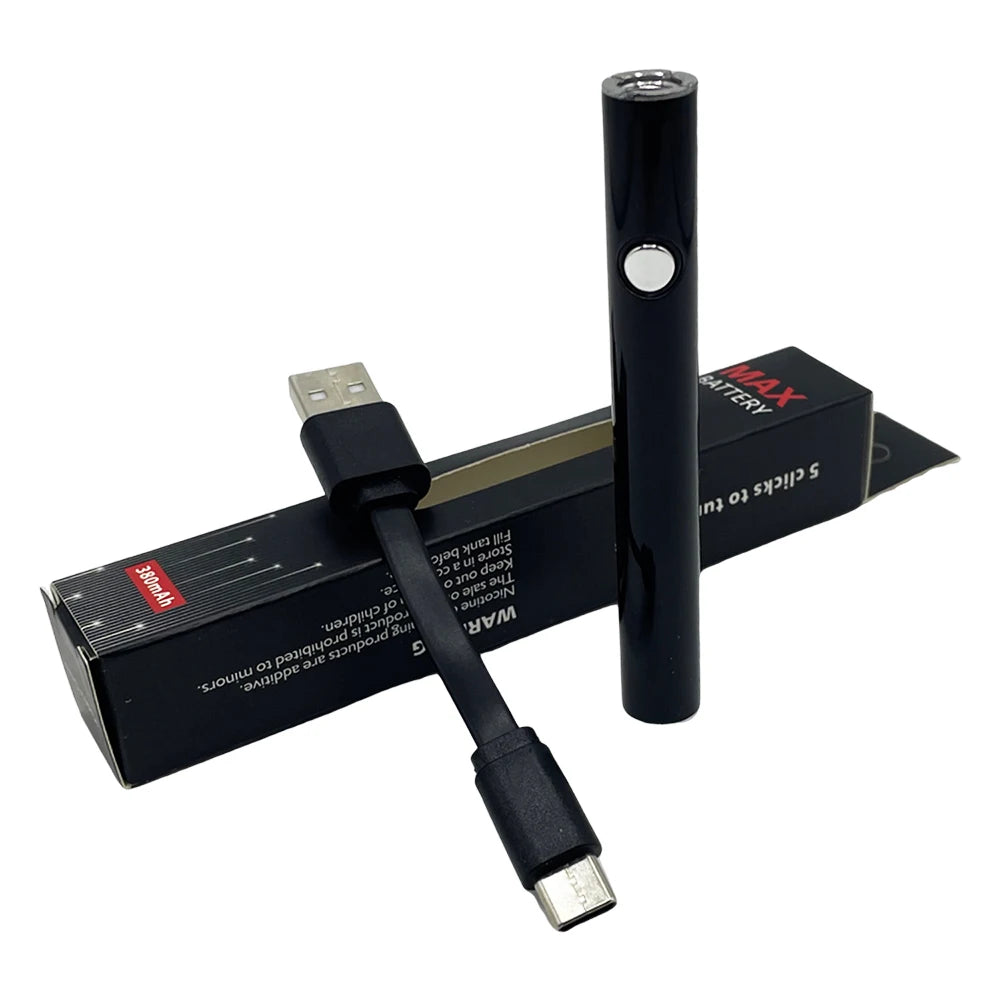 510 Thread Battery Pen 380mAh With Micro-USB Charging Port Electric Soldering Iron Rechargeable Pen Repair Tool