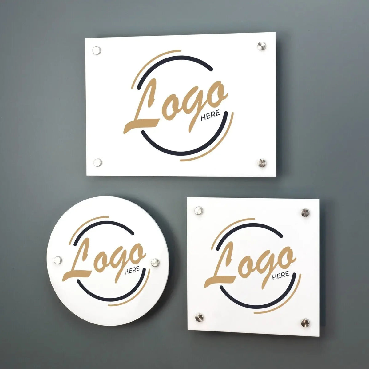 Customized Acrylic Business Plaque House Number Sign with Your Logo Personalized Address Signage Door Plaque