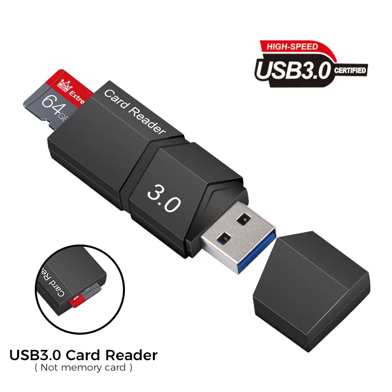 V30 U3 High Speed Memory Card 32GB 64GB 128G 256GB Flash UHS-3 Micro Mini SD Card For 4K Camera / TV / Nintendo Game / Gopro UAV