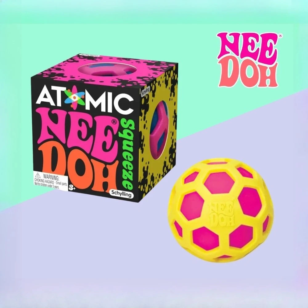 NeeDoh Fuzz Ball Blind Box Series Squishy Ornament Stress Relief Toys Suitable For People Under Pressure Fun Soft Stress Ball