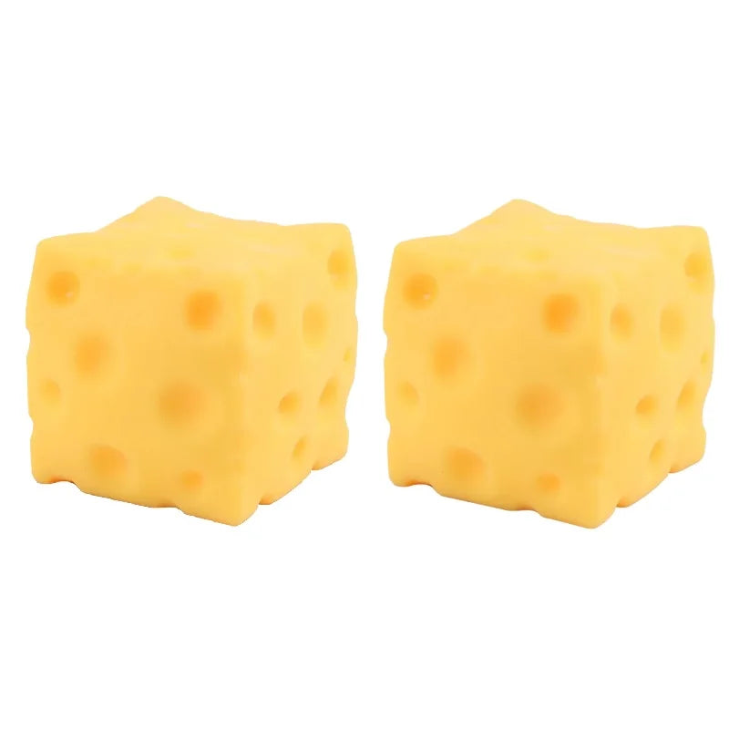 Hot New Needoh Squishy Square Cheese Squeeze Toys Slow Rebound Stress Relief Sensory Toy Soft Butter Cheese Party Toy ..@**