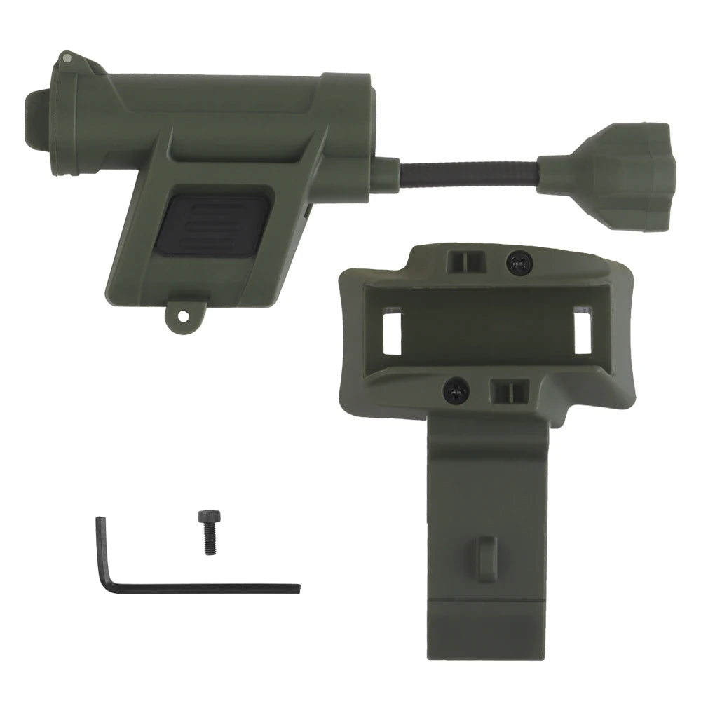 MPLS CHARGE 4.0 Tactics Helmet Light Multi-Mode LED Headlamp with Red/Green/Blue/White/IR Compatible OPS-CORE ARC Rail