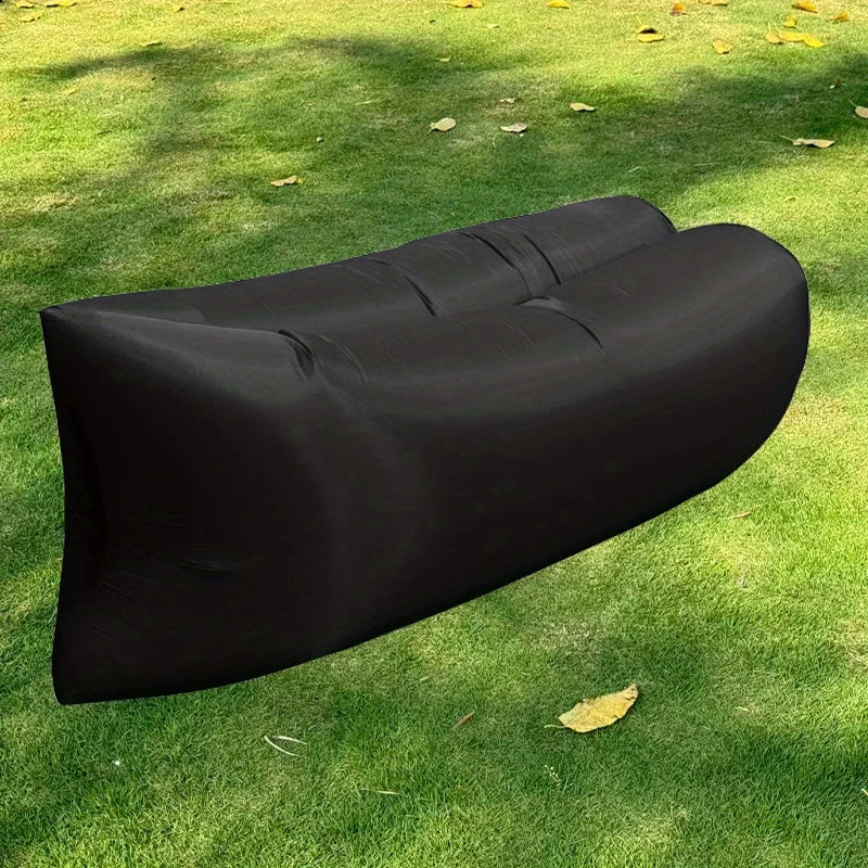 1PCS Outdoor Inflatable Lazy Sofa, Portable Camping Sofa Bed with Oxford Fabric - Lightweight Foldable Air Couch for Beach