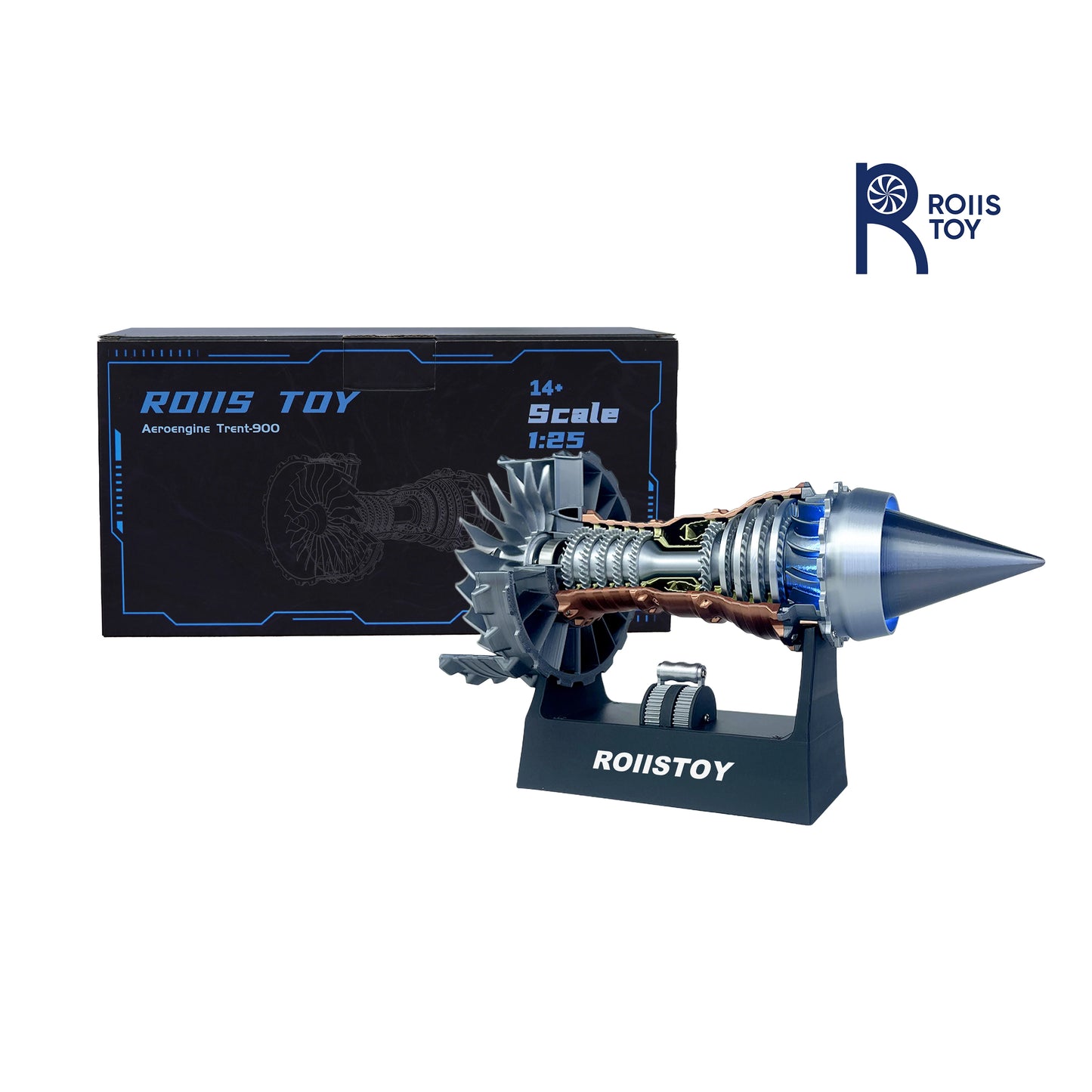 Super Turbofan Engine Model Brushless Motor Function Fan Electric High Performance Power Turbine Cool Boutique Toy Gi