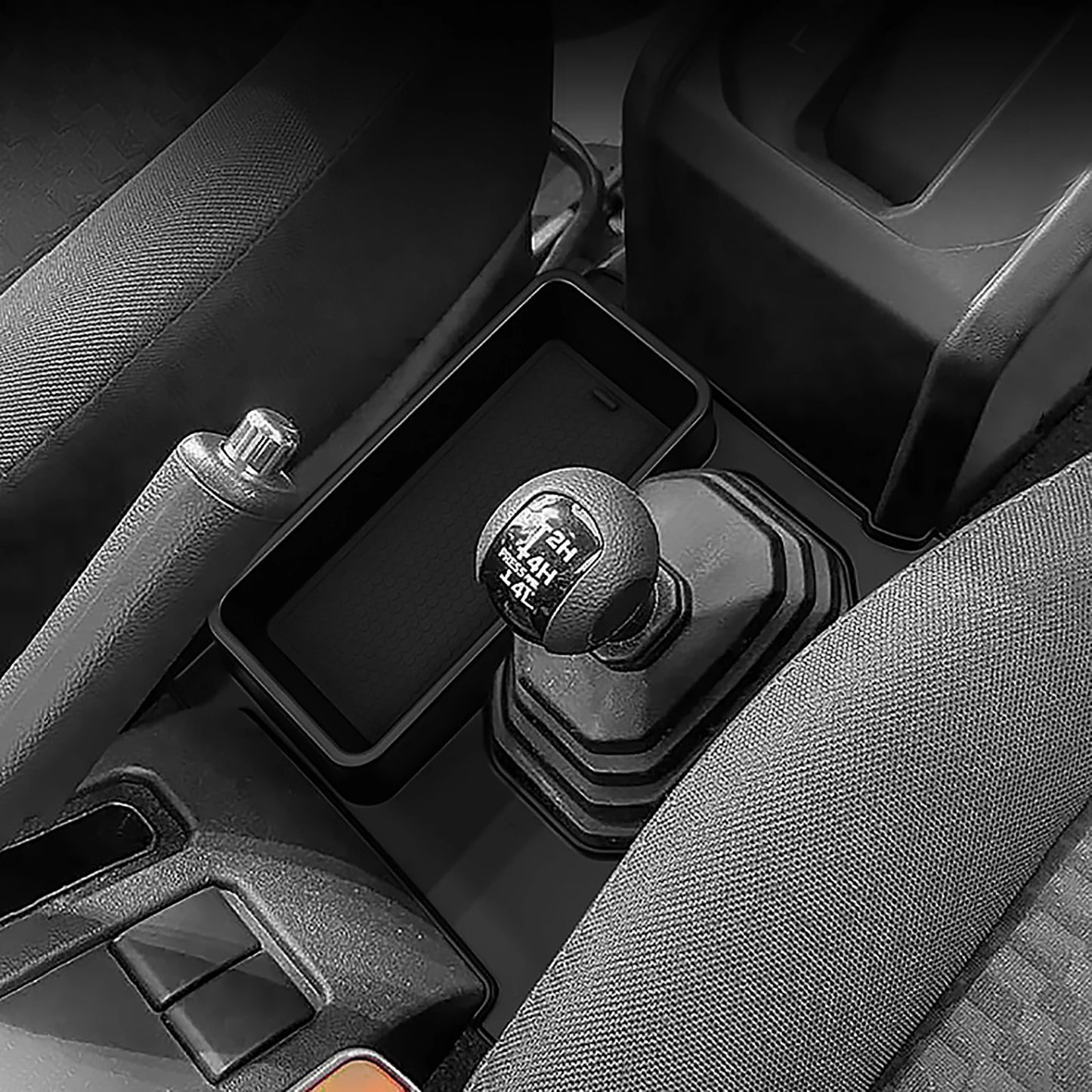 Car Gear Shift Storage Box Organizer Tray Cup Holder for Suzuki Jimny 5-door XL JC74 2024 2025 2026 AT Model Interior Accessory