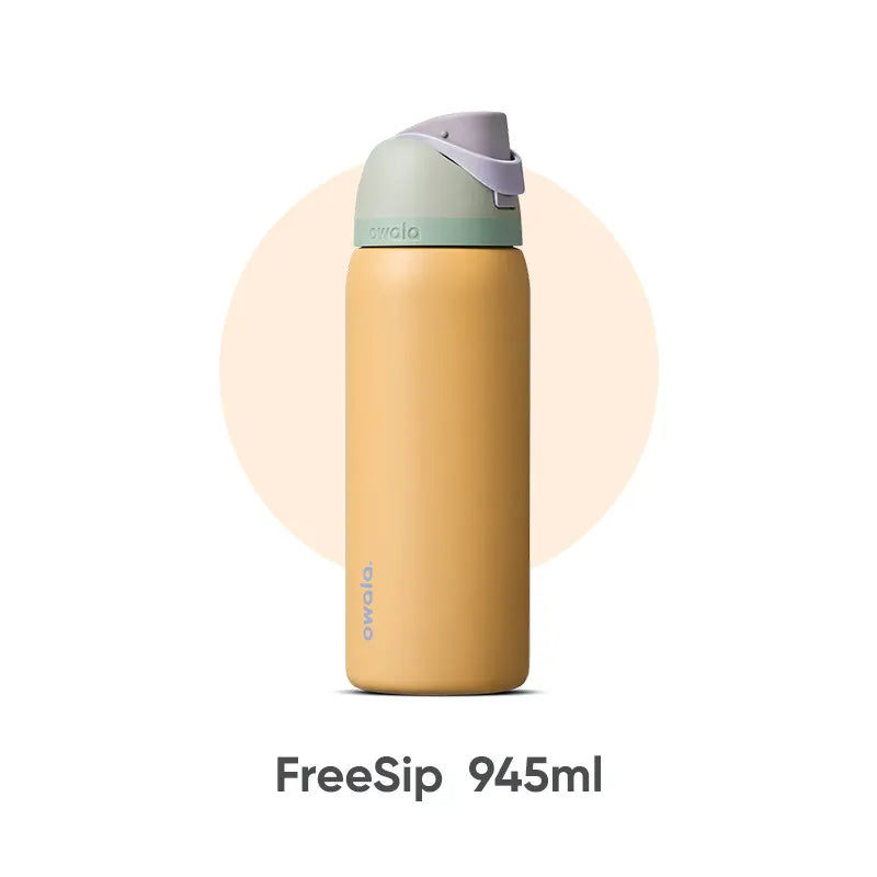 Owala Freesip 32oz Insulated Cup Straw Stainless Steel Water Cup Large Capacity Handheld Outdoor Insulated Pot 945ml