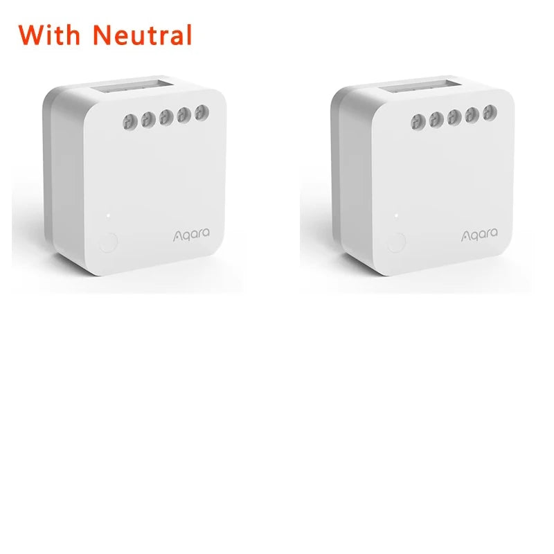 Aqara Single Channel Control Module T1 Zigbee 3.0 Wireless Relay Controller 1 Channel No Neutral Remote Work with Apple Homekit