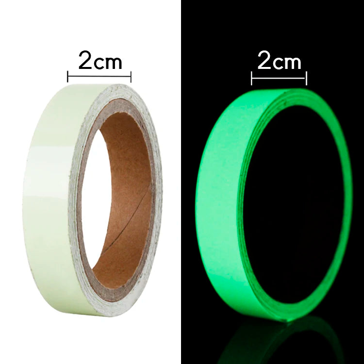 YX Luminous Fluorescent Night Self-adhesive Glow In The Dark Sticker Tape Safety Security Home Decoration Warning Adhesive Tape