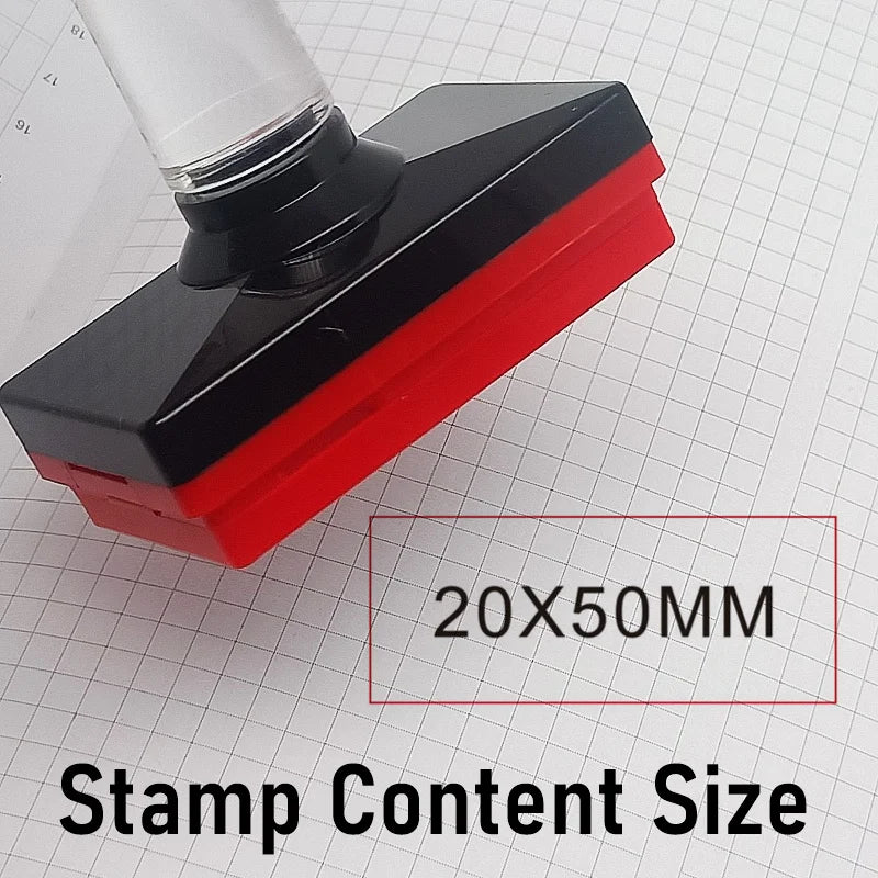 Personalized Logo Self inking Stamp Customized Photosensitive ink Stamp Your design picture