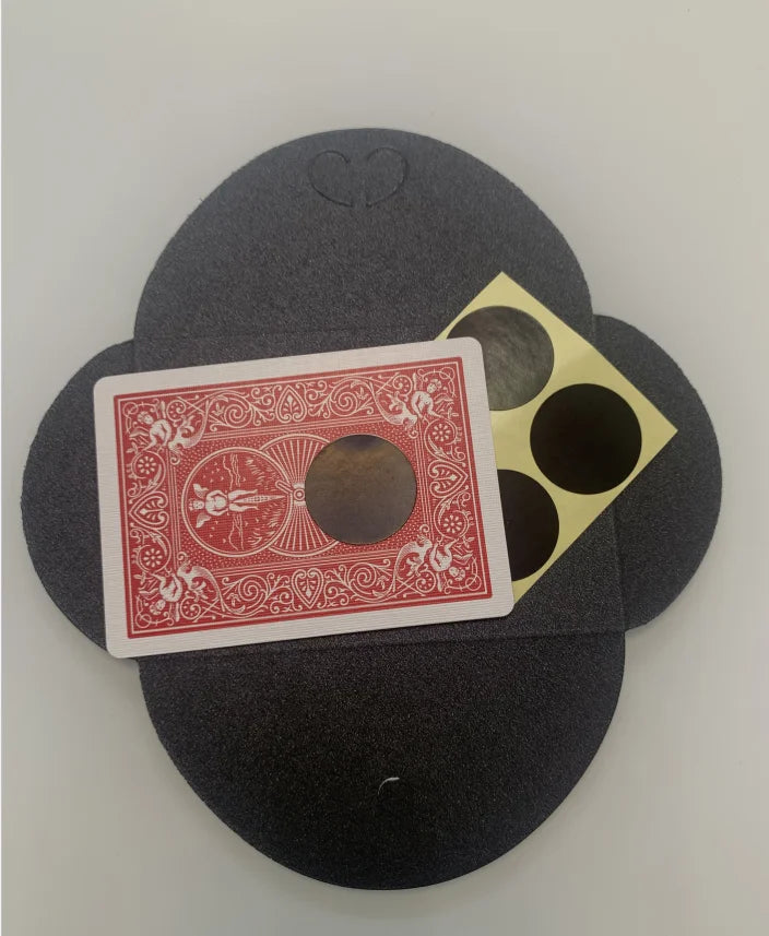Color Changing Black Hole Magic Tricks Card Vanishing Close Up Props Easy To Do Magician Props Illusion Gimmick