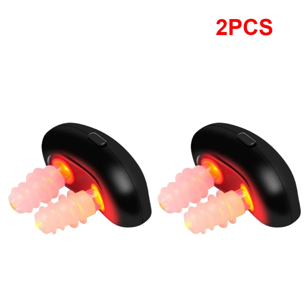 1/2PCS Cordless Low Frequency Pulse Nose Massage Portable Red Light Nose Therapy Infrared Device for Improving Nasal Ventilation