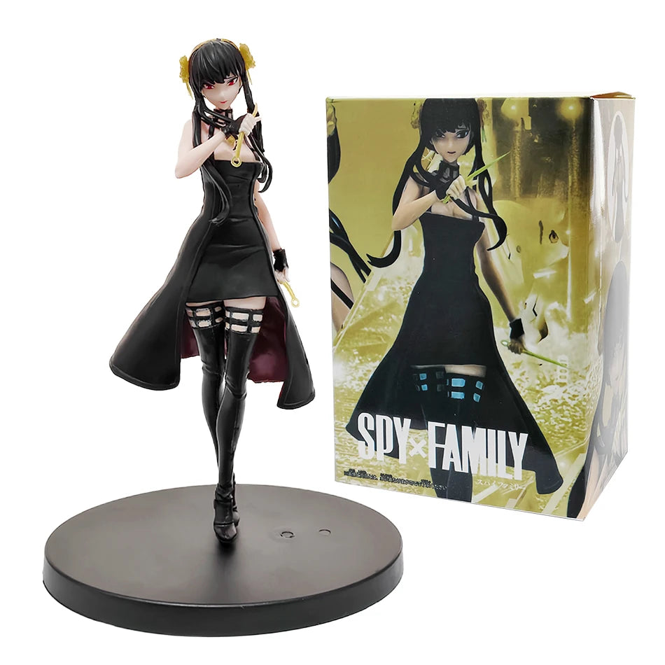 SPY×FAMILY 16CM Anime Figure Kawai Anya Forger Yor Forger Action Figures Standing Figurine Collectible Model Doll Toys