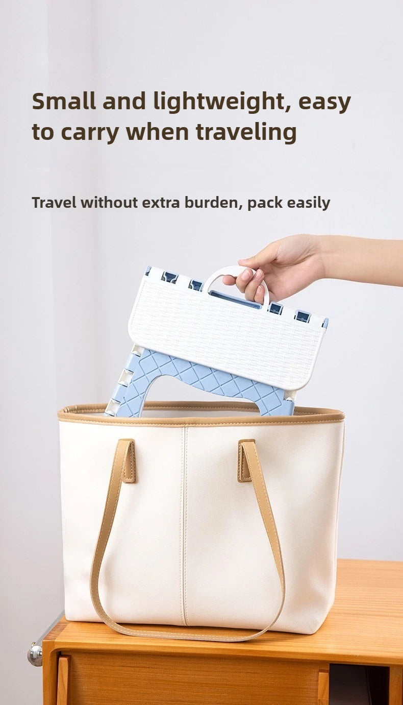 Portable Thick Plastic Folding Stool Outdoor Camping Home Use Fishing Travel Lightweight Children's Reading Chair Bathroom Chair