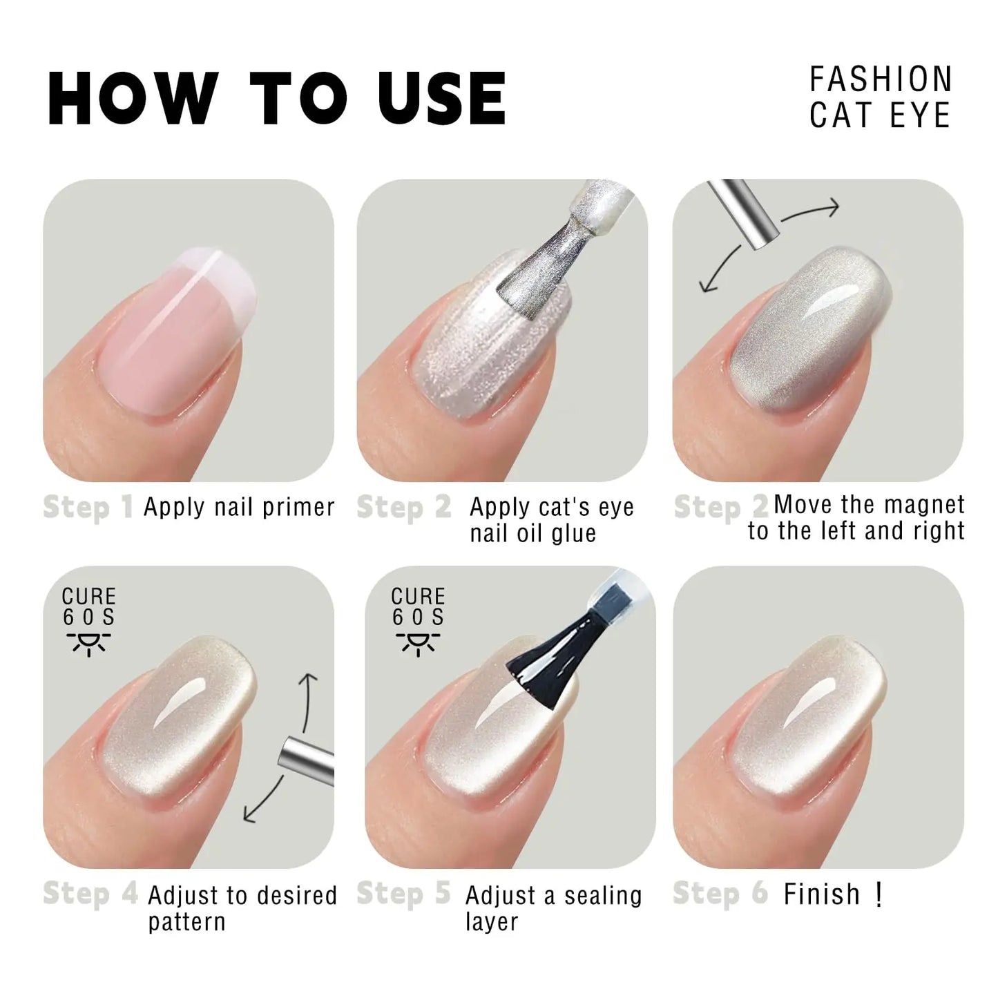 3x0,7cm Okrągły Magnes do Paznokci Żel Cat Eye Pen do Lakieru Żelowego 3D Paznokcie Kocie Oko Malowanie Silny Magnes Patyczek Manicure DIY 2030