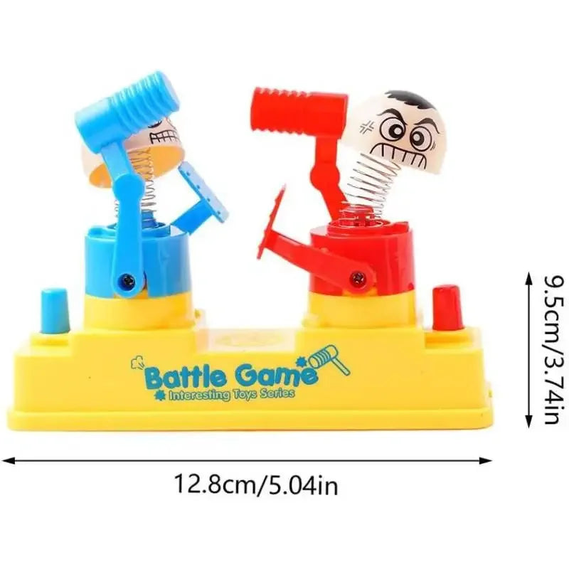 Interactive Hammer Battle Game for Kids Family Board Game Sparring Robot Toy Tabletop Battle Game Gift for Children Indoor Play