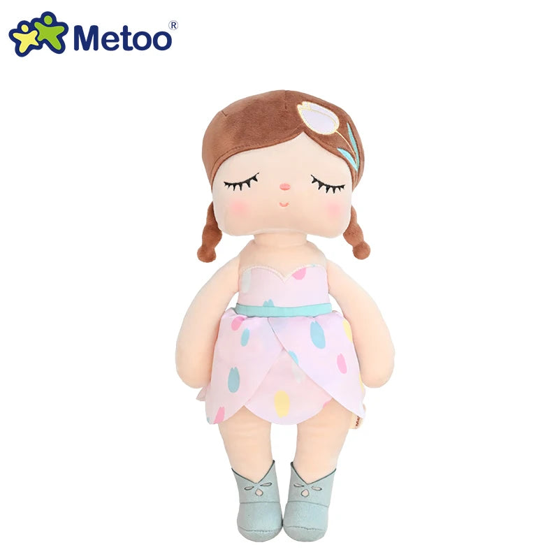 Metoo Doll plushie kawaii Flower Fairy Angela Plush Toys Pillow Cartoon Decoration Gift For Kids Friends