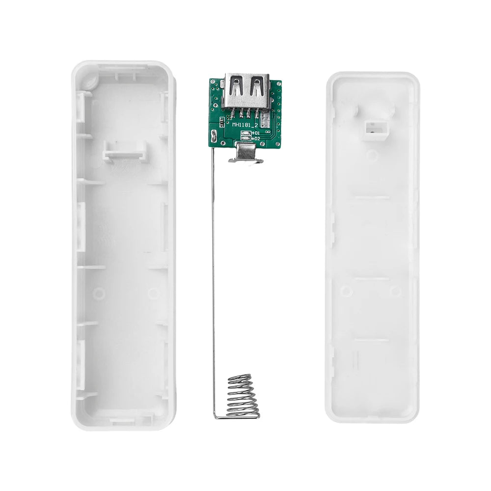 Welding-free 1-cell 21700 Mini Battery Power Bank Case 21700 Battery Box DIY Mobile Power Supply Box Kit Not Including Batteries