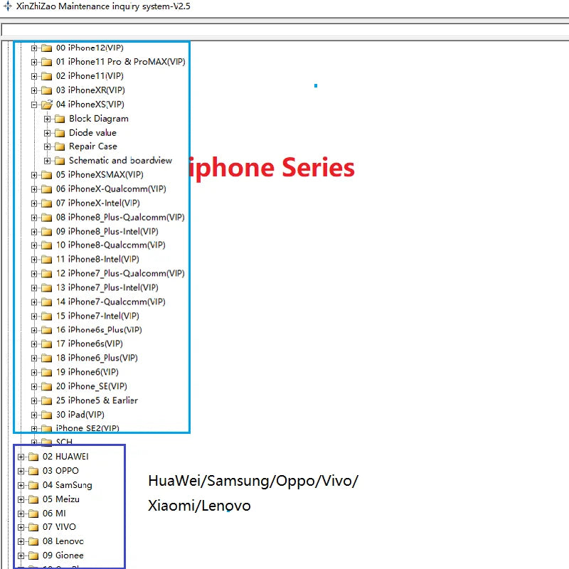XinZhiZao XZZ 1 Year Online Dongle Schematic Diagram Boardview Bitmap Drawing For iPhone Samsung ipad Macbook Repair Software