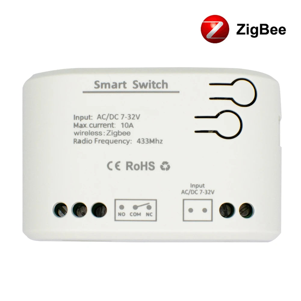 Alexa Smart Switch Zigbee Smart Home 2/1 Channels 220V 7-32V 85-250V 10A Relay Module Work With Alexa/Google Assistant