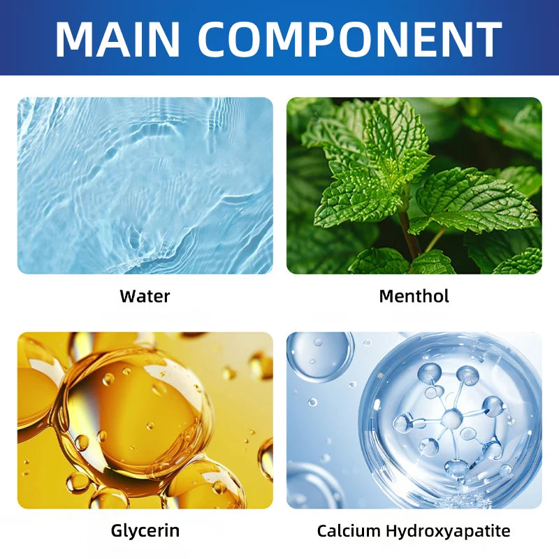 20% Hydroxyapatite Protects Gum Health, Removes Dental Plaque and Stains, Freshens Breath, Deeply Cleans, and Brightens Teeth