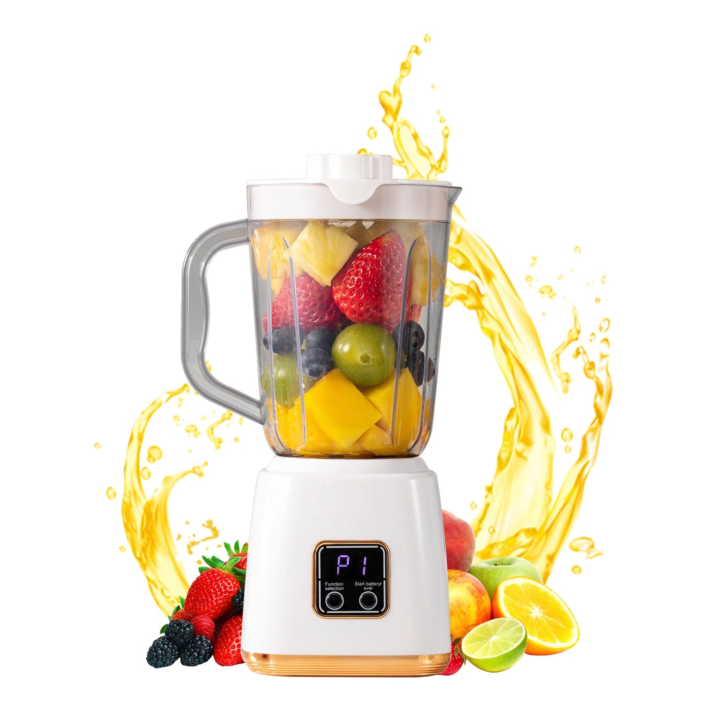 Small Household Fruit Juicer, Used for Making Smoothies and Milkshakes, Providing Instant Nutrition