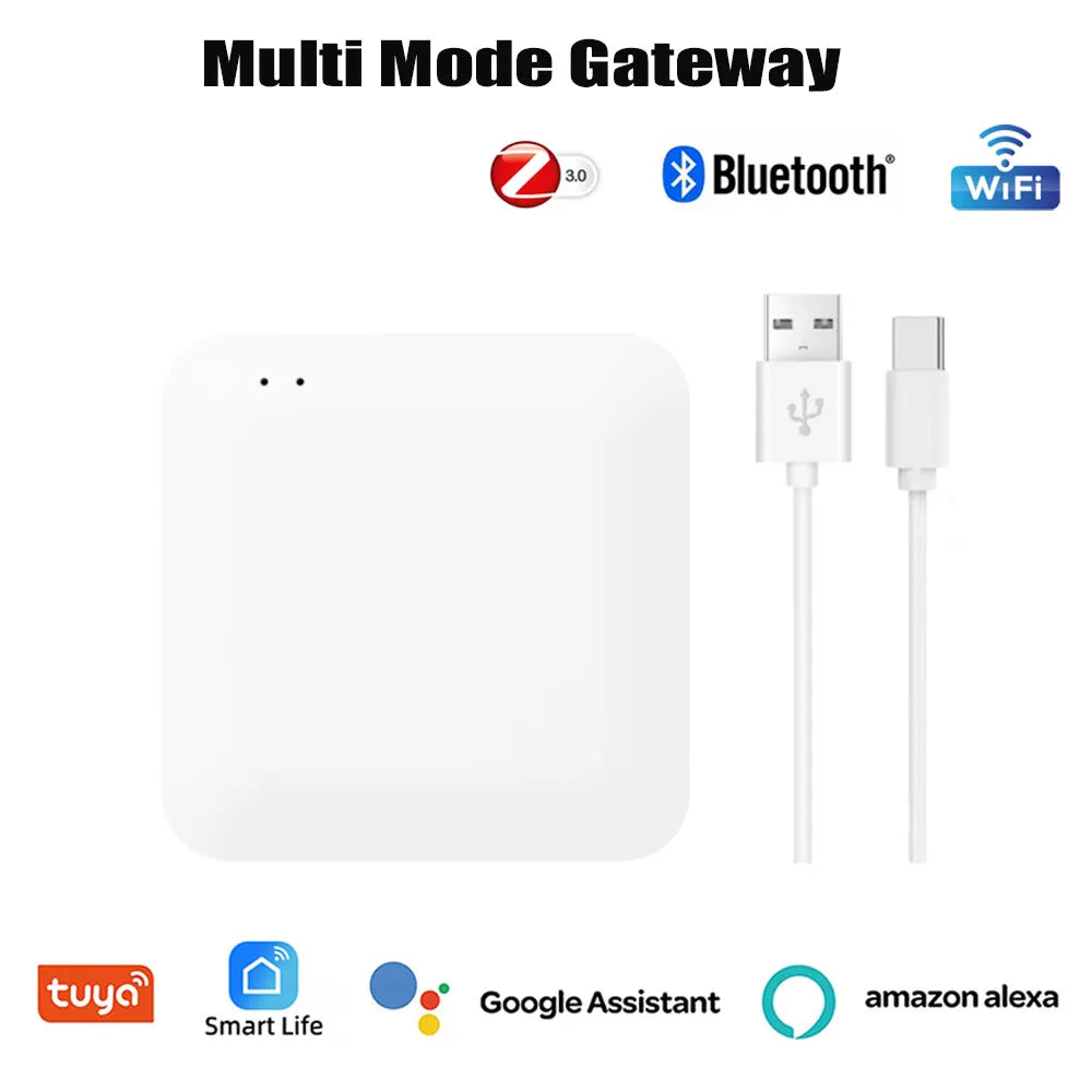Tuya Multi-Mode ZigBee Bluetooth Gateway Hub Wireless Smart Home Appliances Remote Controller Bridge Support Alexa Google Home