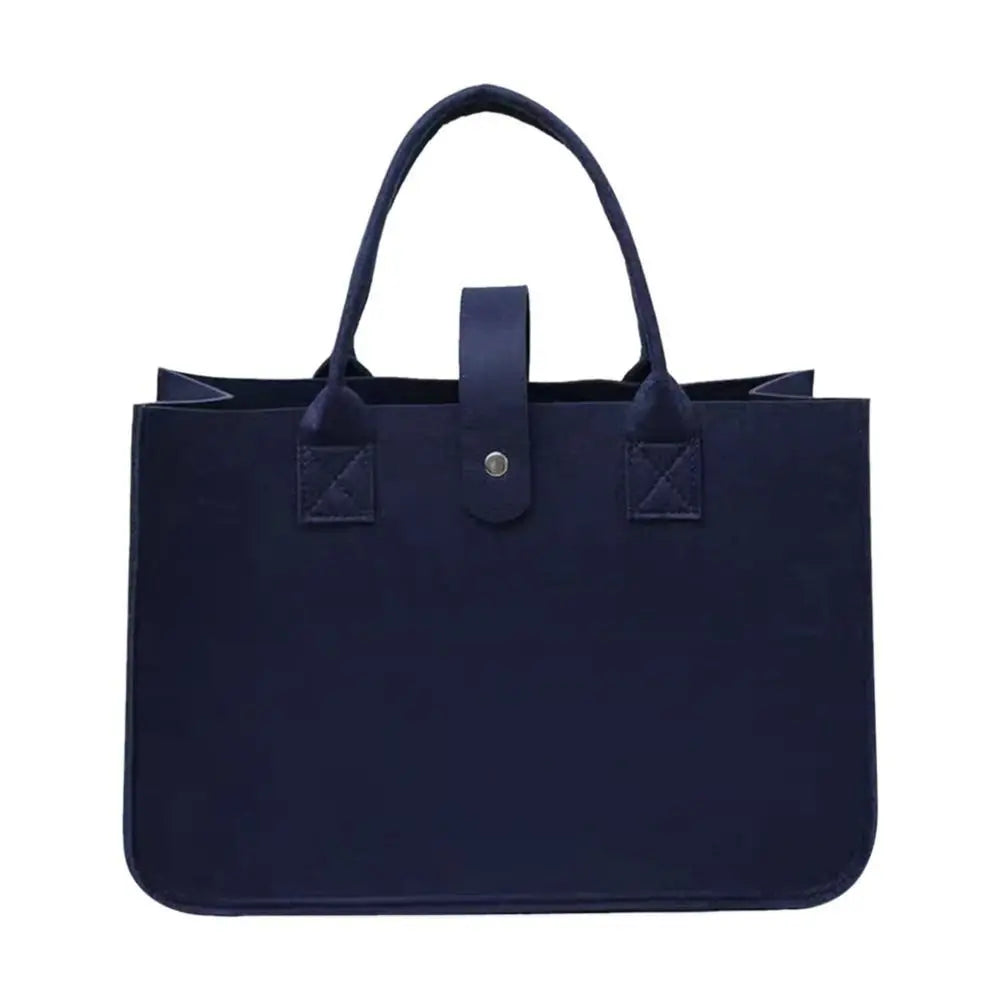 Portable Large Capacity Mummy Bag Women Felt Shoulder Bag Simple Solid Color Messenger Bag Handbag Travel Casual Crossbody Bags