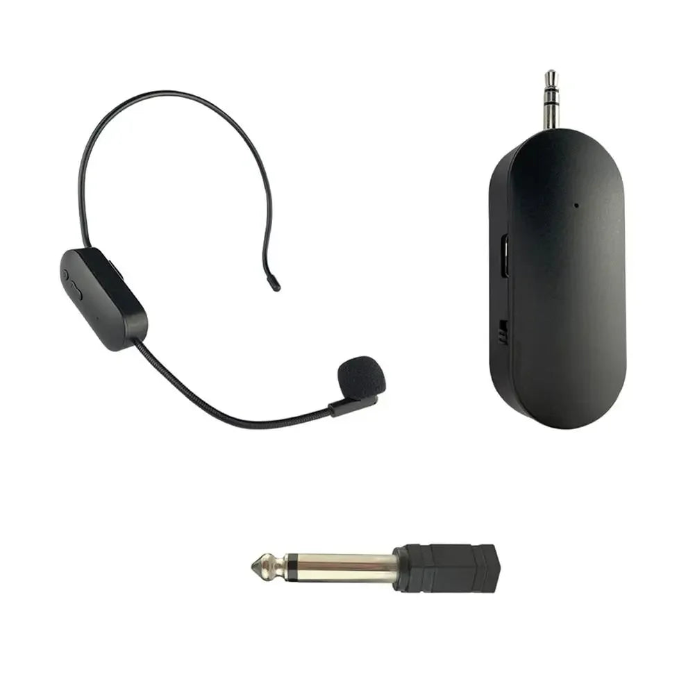 2.4G Head-mounted Wireless Microphone Set For Bluetooth-compatible Audio Stage Performance Teaching Tour Amplification Device