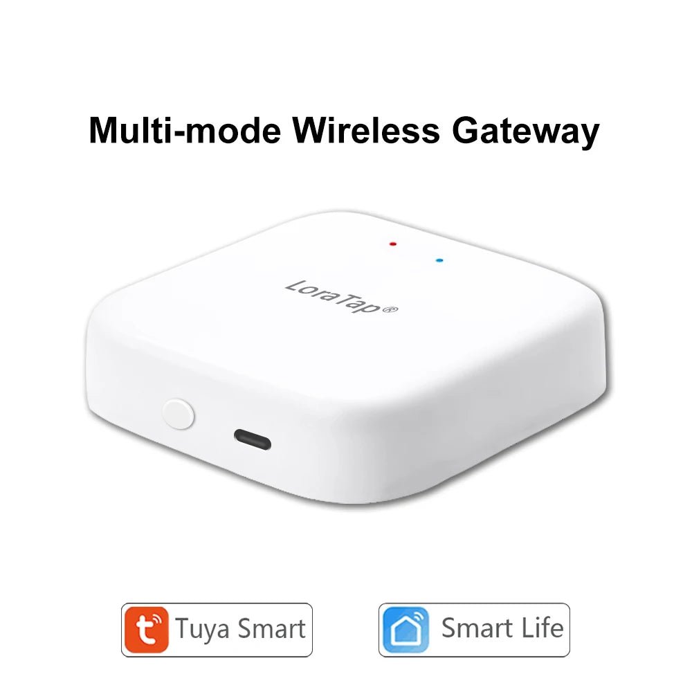 QCSMART ZigBee Garage Door Wireless Waterproof Sensor Opener Controller Control Smart Life Works with Google Assistant Alexa