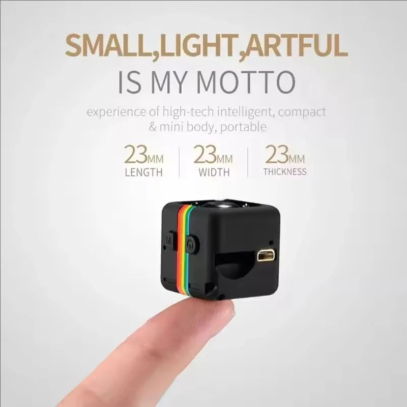 Mini Camera HD Portable Small Nanny Cam Video Voice Mini DV Recorder Indoor Covert Security Camera for Home and Office