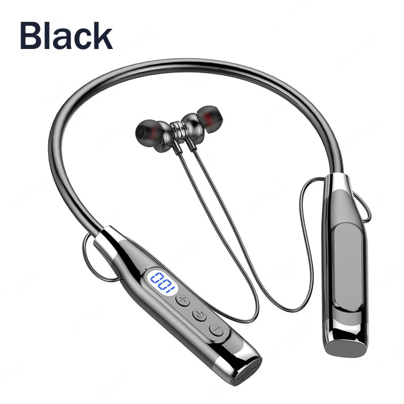 Wireless Headphones Neckband Bluetooth Earphone With Microphone Long Battery Auriculares High Quality Headset Sport For TF Card