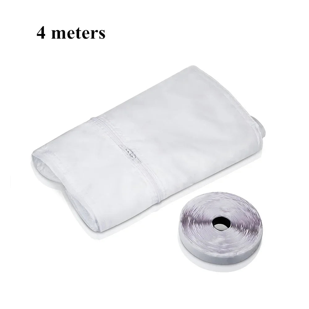 Universal Window Seal, Portable, Air Conditioner And Tumble Dryer with Zip and Adhesive Fastener Works,Waterproof Window Seal