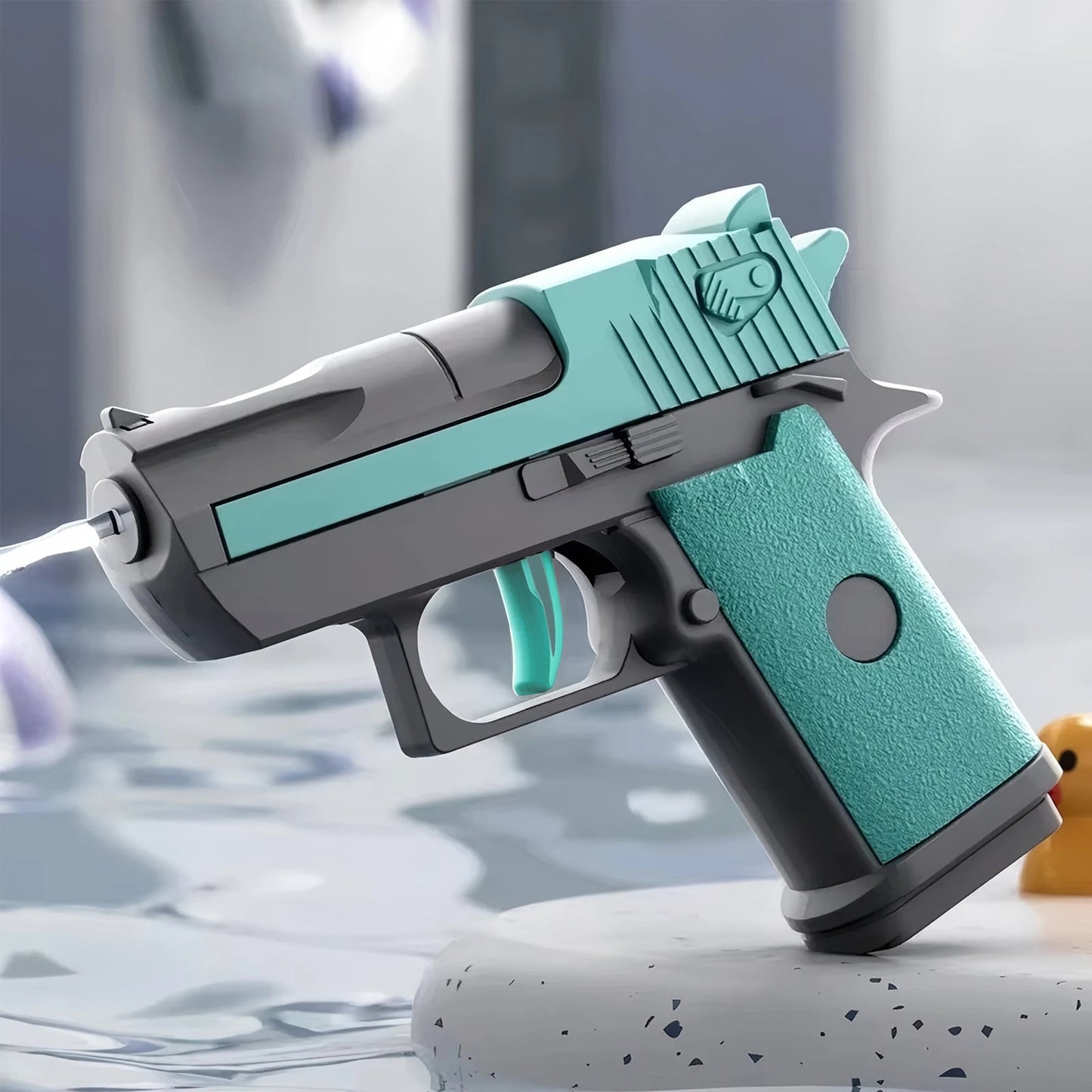 Mini water pistol Mechanical continuous firing Water Gun Summer Pool Shooting Watergun Manual Water Gun Outdoor Game Toys Gifts