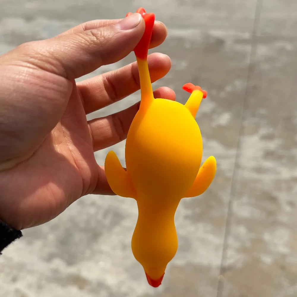 Soft Duck Squishy Stress Relief Toy Cute Animal Stretch Anti Stress Squeeze Vent Decompression Gift for Adults Children