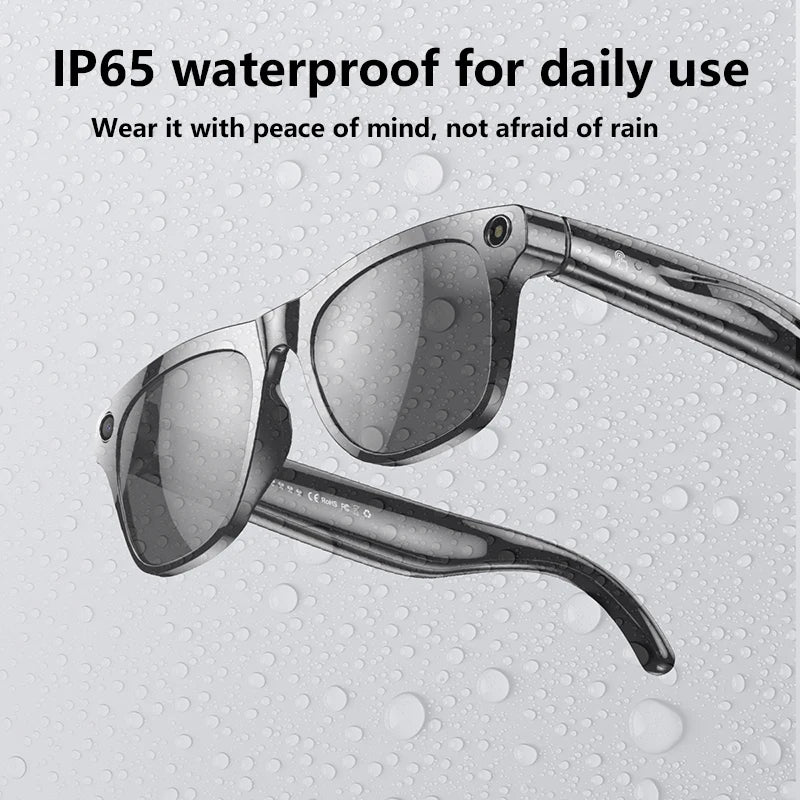 Lenovo AI Smart Bluetooth Glasses HD 6K 260Mah Multifunction Calling Translate Voice Assistant Music Player Camera Glasses 2026