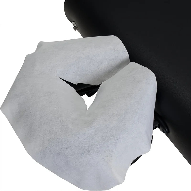 Disposable Headrest Covers Face Cradle Covers, Ultra Soft, Luxurious, Non-Sticking Massage Headrest Covers for Massage Tables