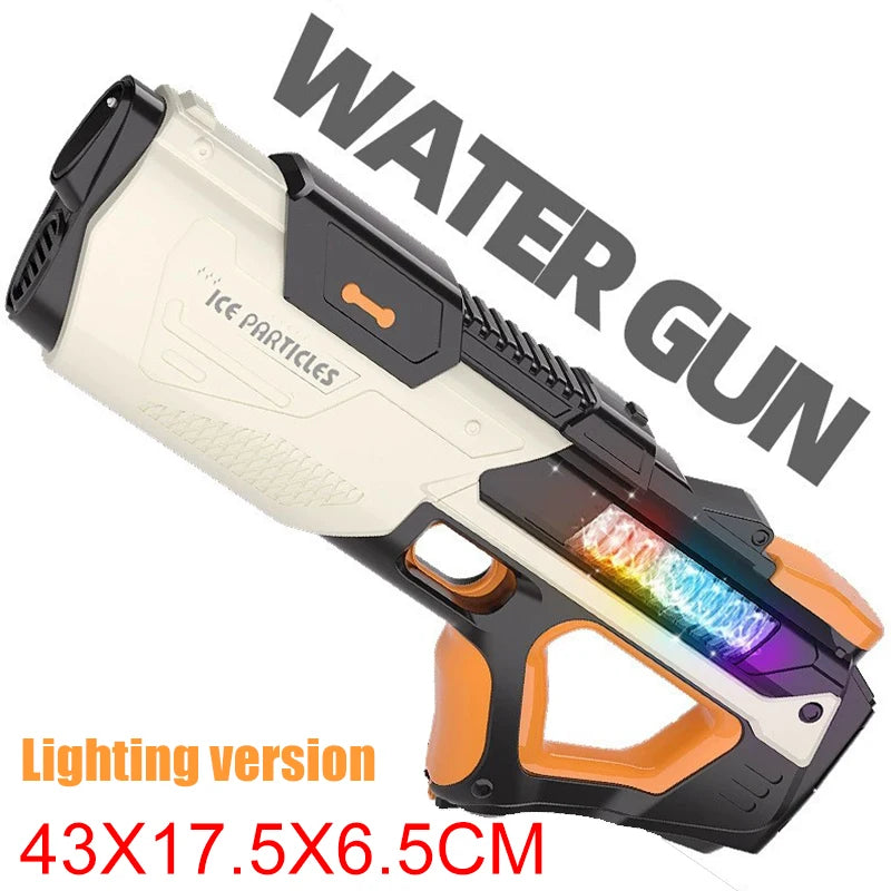 Full Electric Automatic Water Storage Gun Toys Portable Children Summer Beach Outdoor Fight Fantasy Toys for Boys Kids Game
