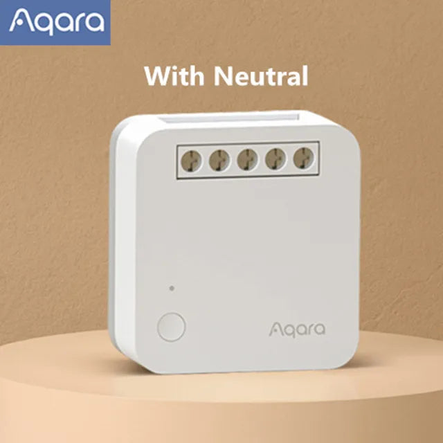 Aqara Single Channel Control Module T1 Zigbee 3.0 Wireless Relay Controller 1 Channel No Neutral Remote Work with Apple Homekit