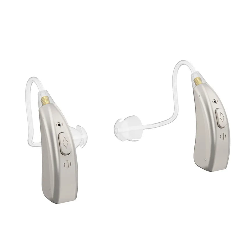 Digital 16-Channel Rechargeable hearing aids Multi-Mode BTE Hearing Aid High Performance Concealed In-Ear for Seniors