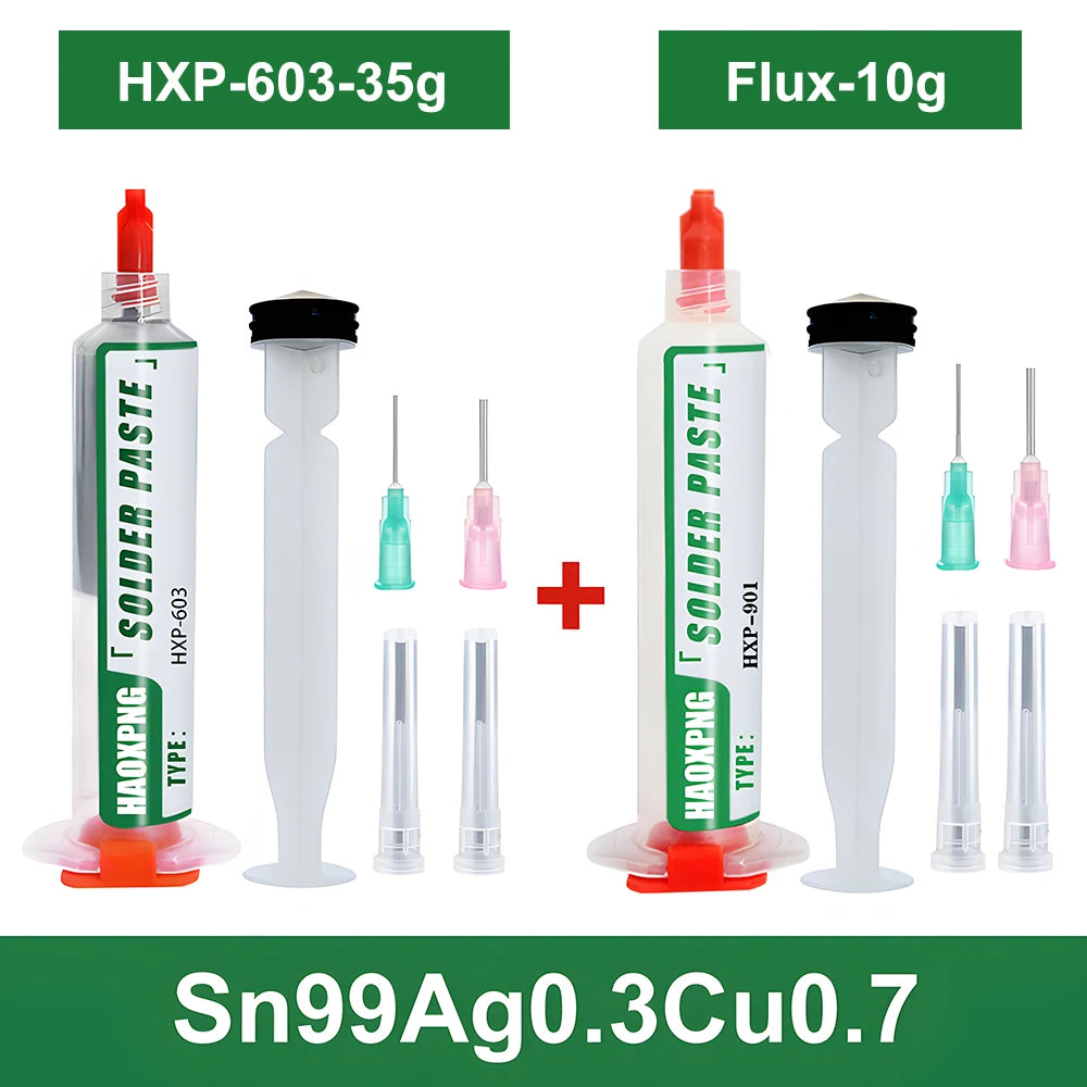 Sn99Ag0.3Cu0.7 Solder Paste, Flux, Lead-Free Solder Paste Free Cleaning Is Widely Used In All Kinds Of Soldering