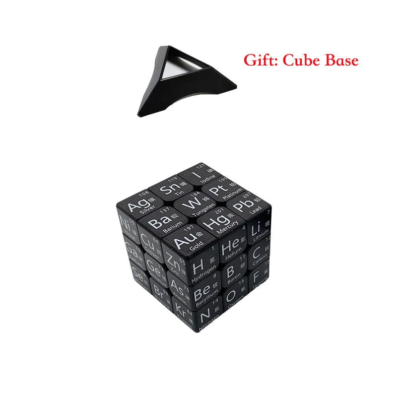 3x3x3 Magic Cube Student Periodic Table of Chemical Elements Mathematical Formula Knowledge Learning Magico Cubo 3x3 Game Toy