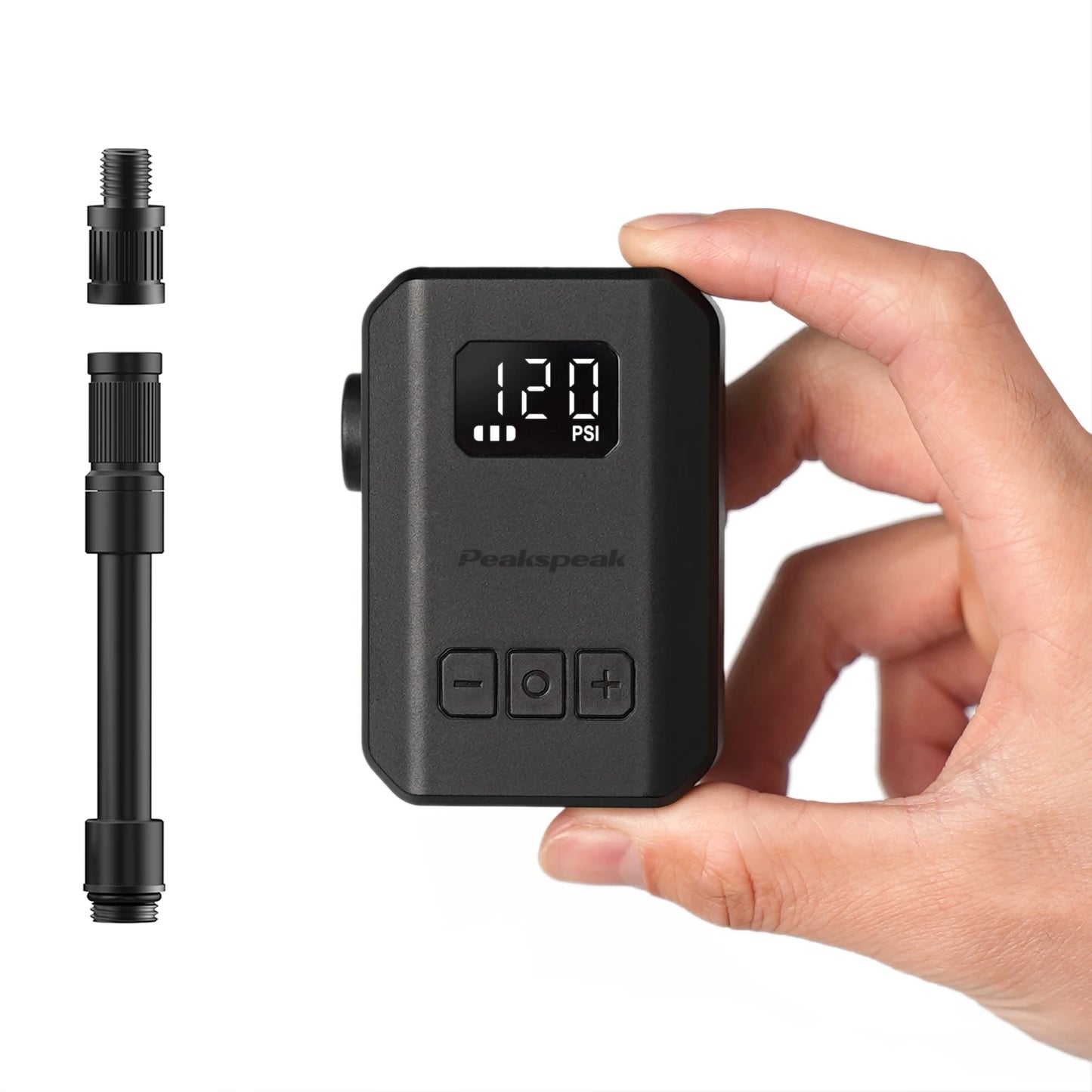 TOPUMP TB2 PRO Elektryczna mini przenośna pompka rowerowa Bezprzewodowy inflator opon 120PSI Max Bateria 450mAh z wyświetlaczem Szybkie ładowanie