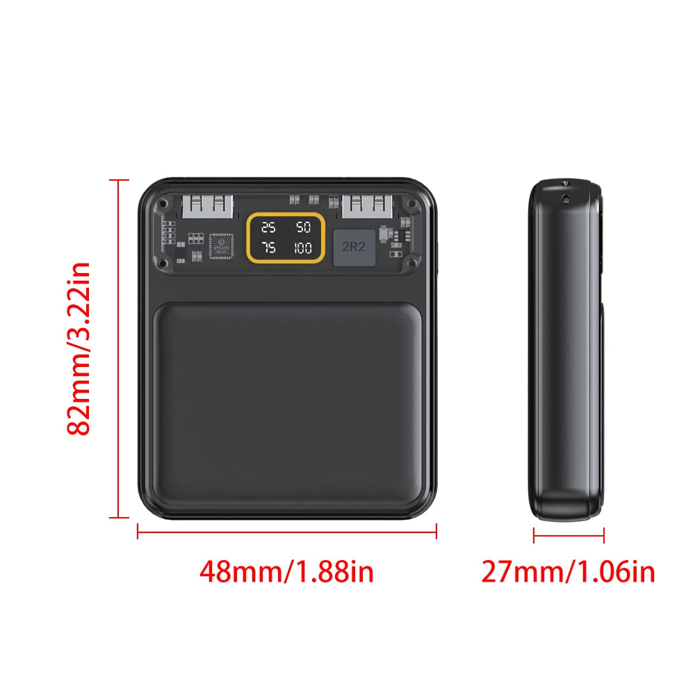 New DIY Power Bank Box 3x18650 Battery Charger Case Portable Fast Charging Case Solderless Power Bank Shell Batteries Charging
