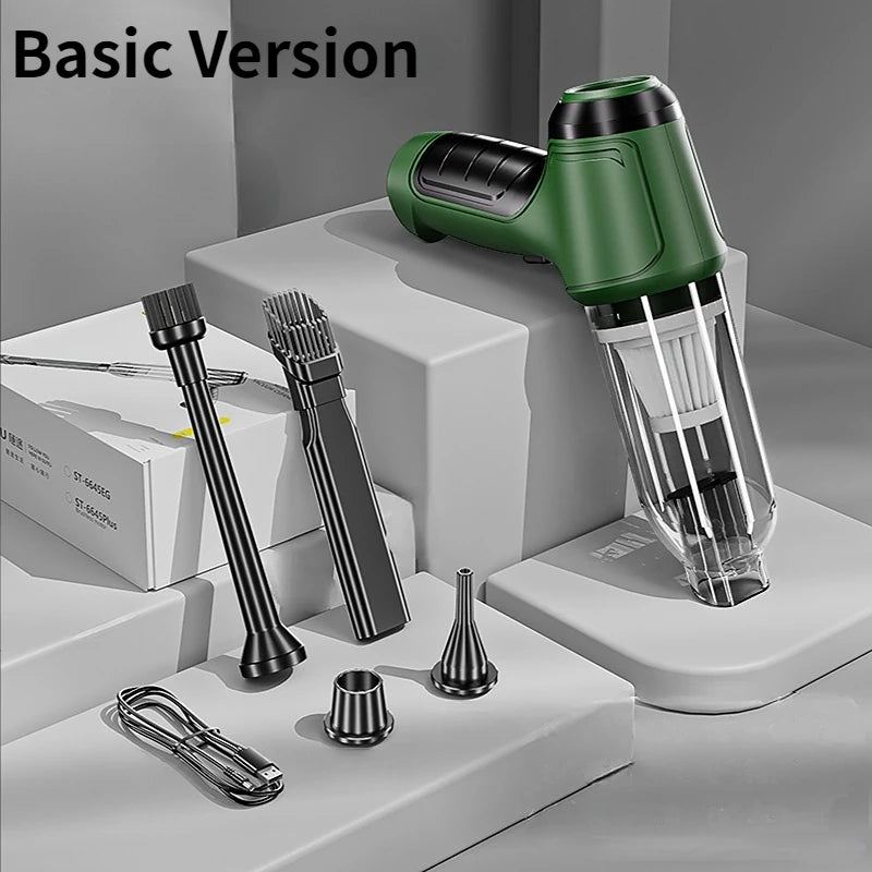 Car Wireless Vacuum Cleaner Strong Suction Handheld Wet Dry Auto Vacuum Home & Car Dual Use Mini Vacuum Cleaner Home Appliance