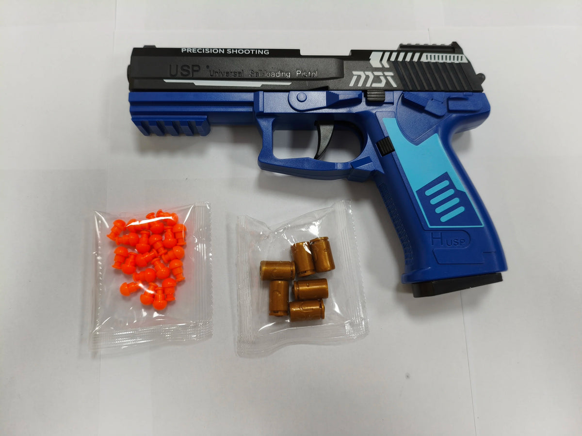 Csnoobs 2011 Continuous Shooting Toy Gun Throwing Shell Pistol Radish Gun Empty Hanging Outdoor Game Revolver Birthday Gift