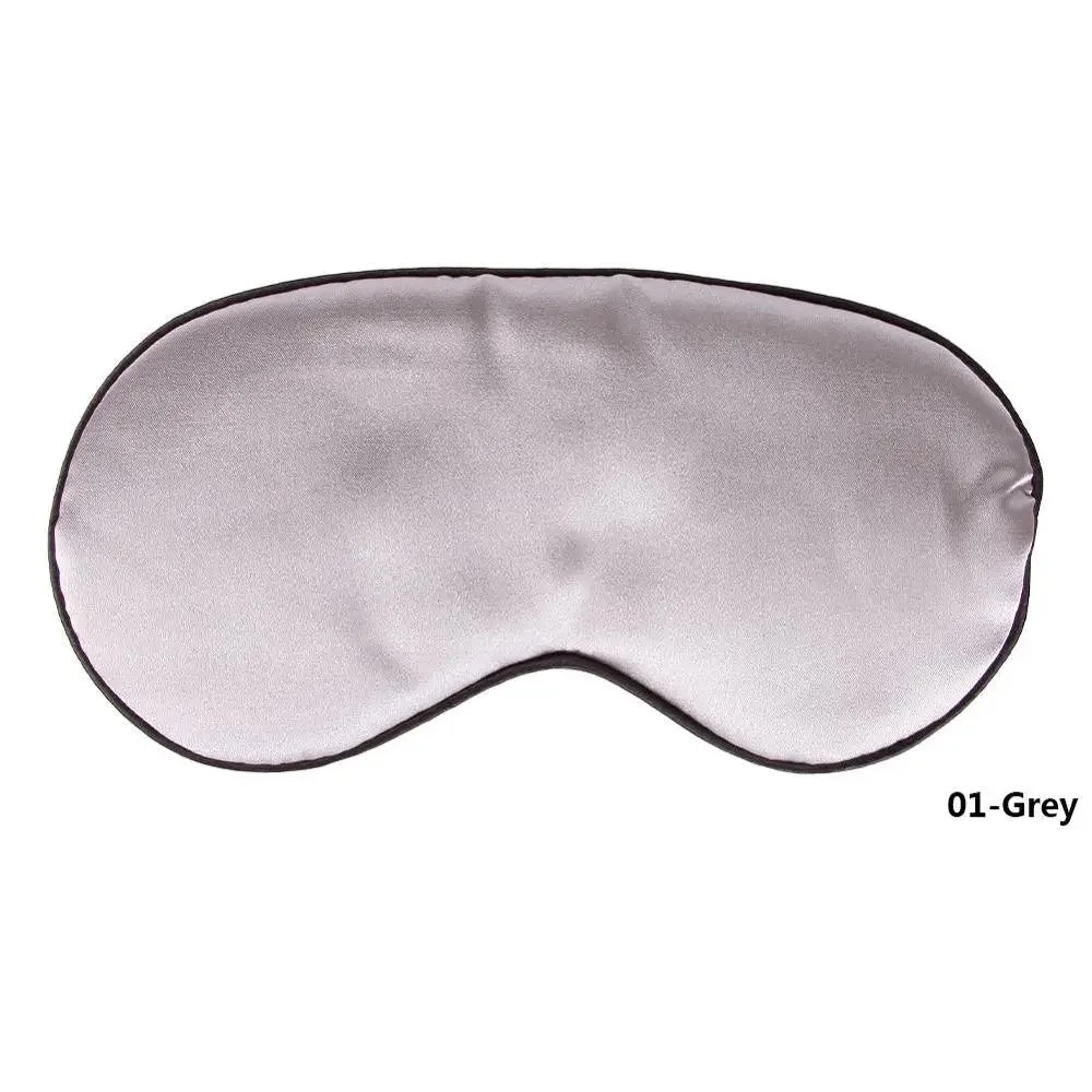 1Pc Pure Silk Sleep Natural Sleeping Eye Mask Eye Shade Cover Shade Eye Patch Women Men Soft Portable Blindfold Travel